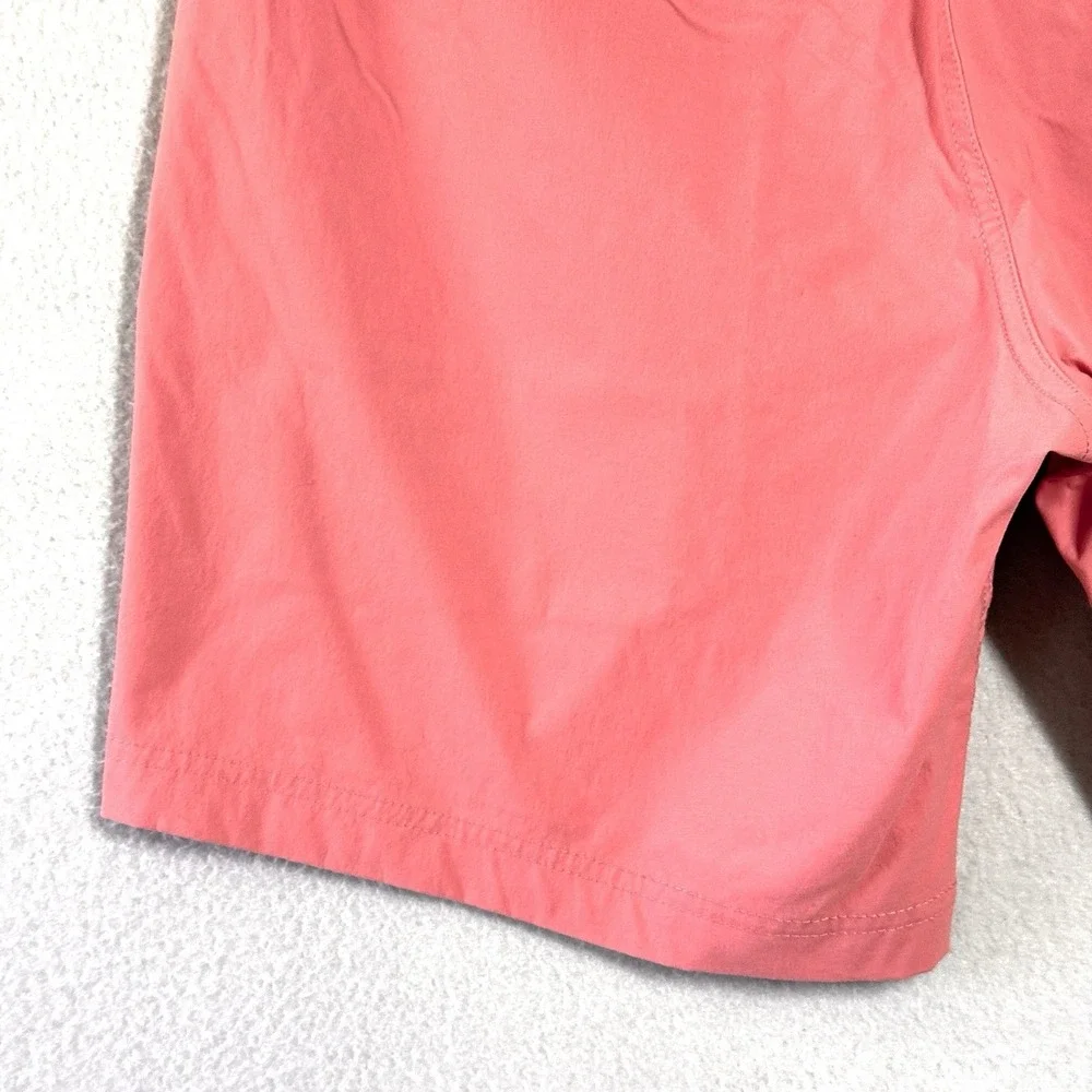 Sunswell Shorts Mens‎ Medium Hybrid Swim Trunks Unlined Pull On Drawstring Coral